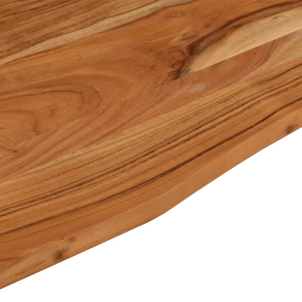 Schreibtischplatte 110x80x2,5 cm Rechteckig Massivholz Akazie
